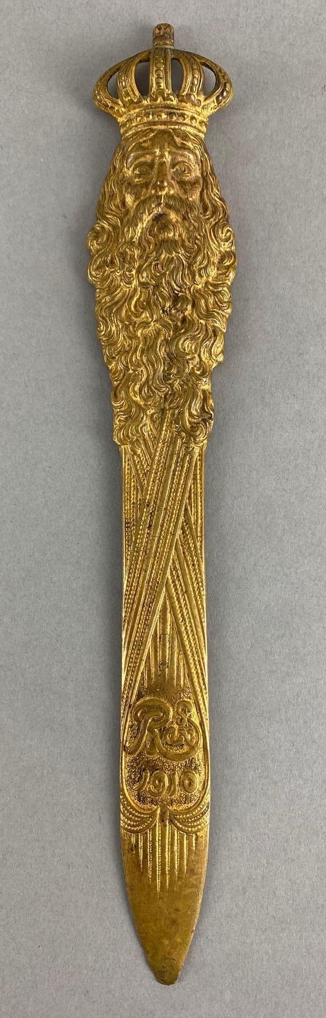 1910 Rex Krewe Letter Opener Mardi Gras Favor (1 of 4)