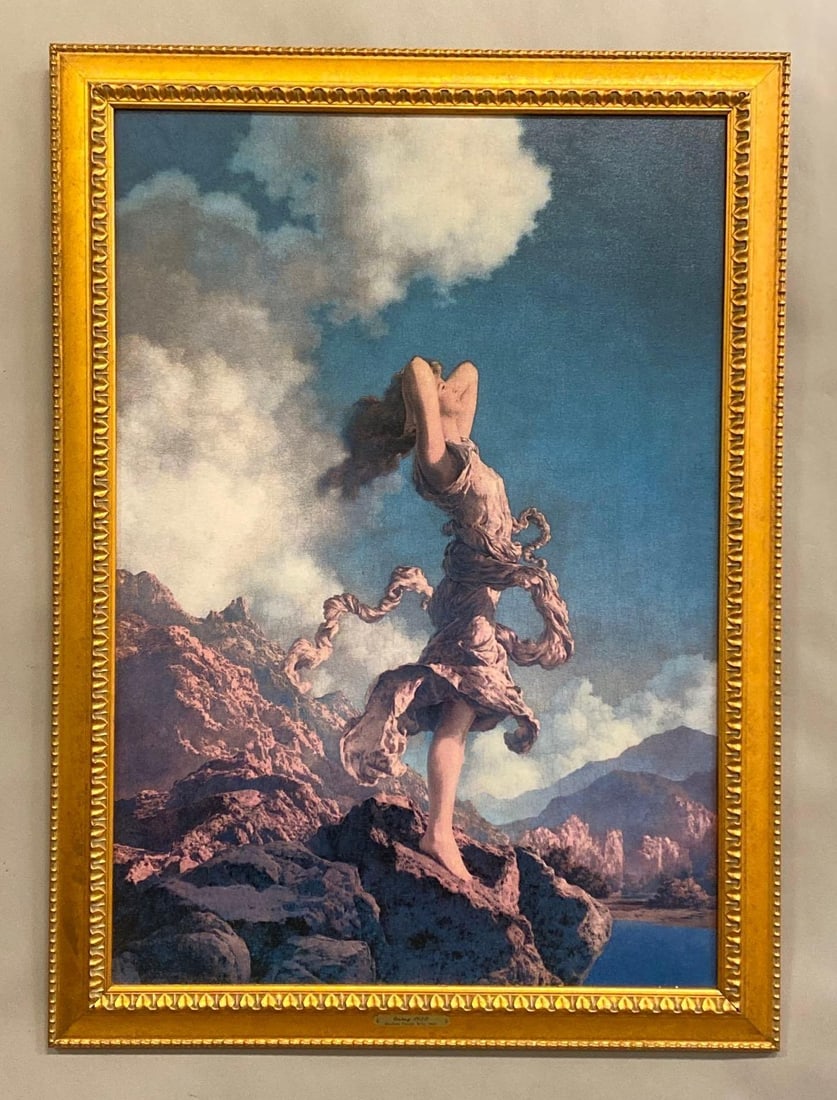 1930 Maxfield Parrish Ecstasy Print on Canvas (1 of 4)