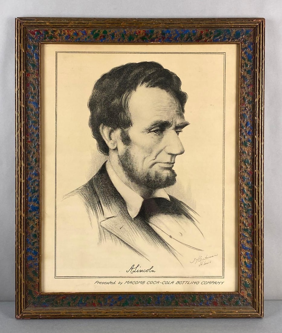 J.N. Gonterman Abraham Lincoln Print on Paper (1 of 3)