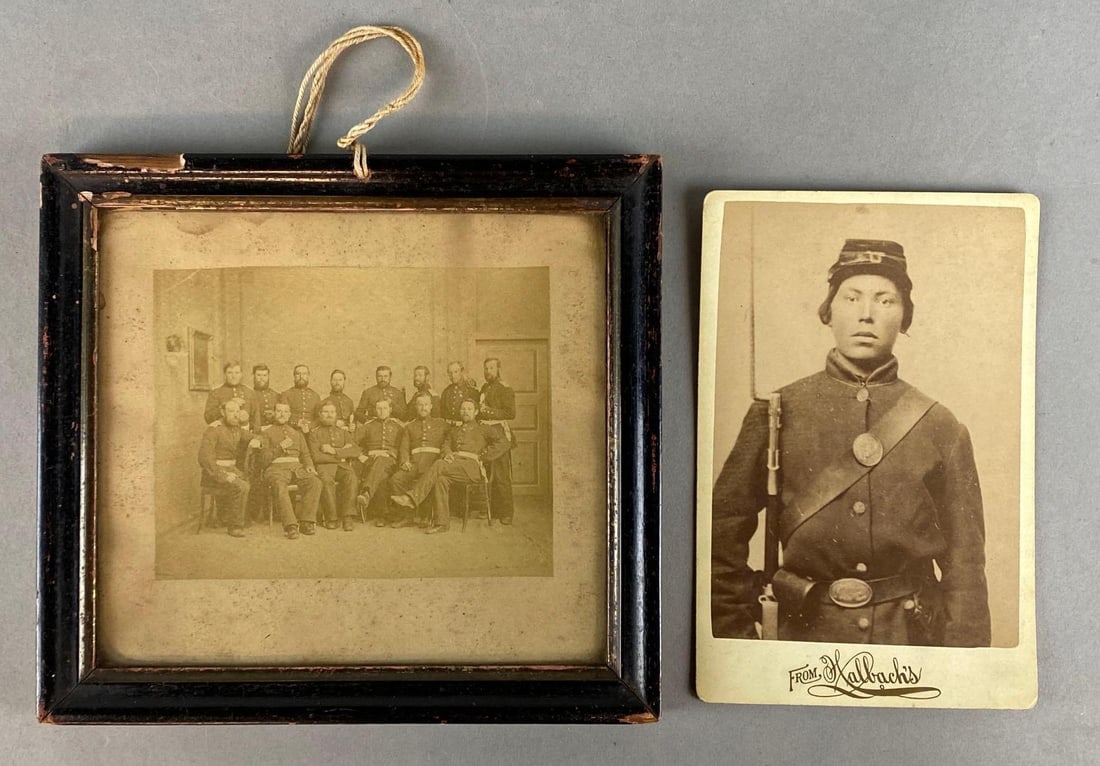 Group of 2 Civil War Soldier Photographs (1 of 5)