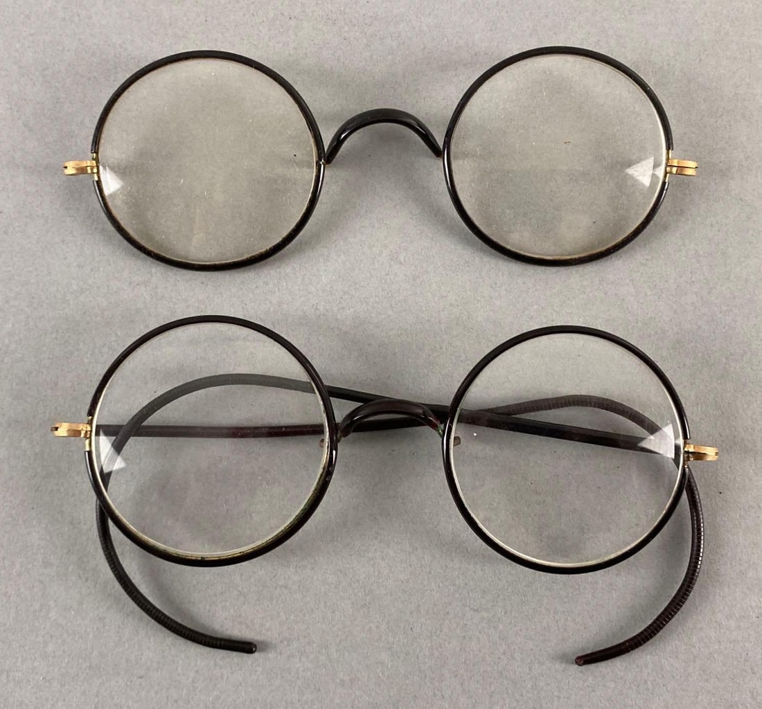 Group of 2 Vintage Round Eyeglasses (1 of 2)