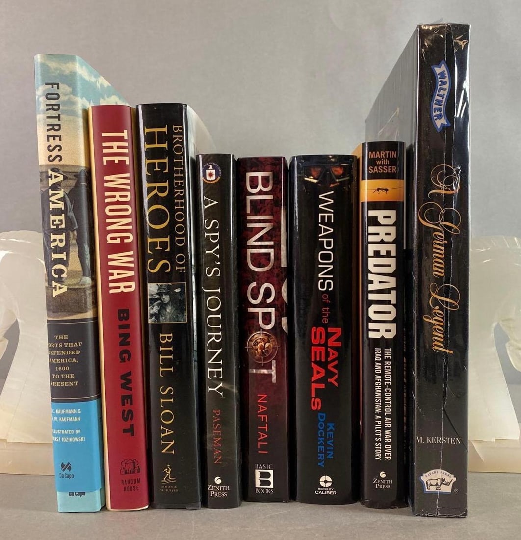 Group of 8 Assorted Military Books (1 of 4)