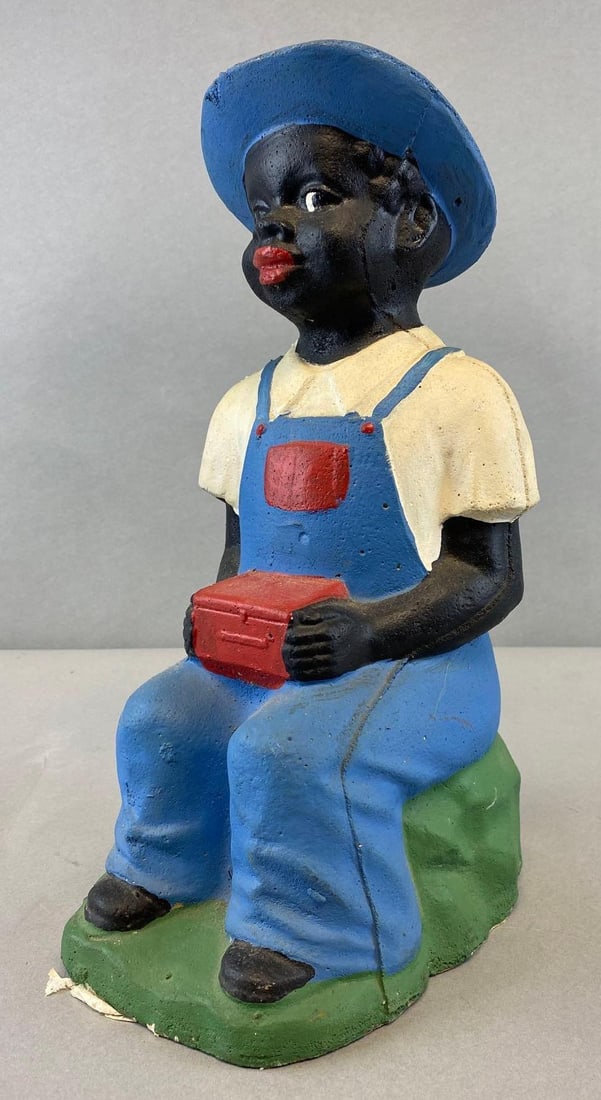 Black Americana Boy Lawn Ornament (1 of 5)