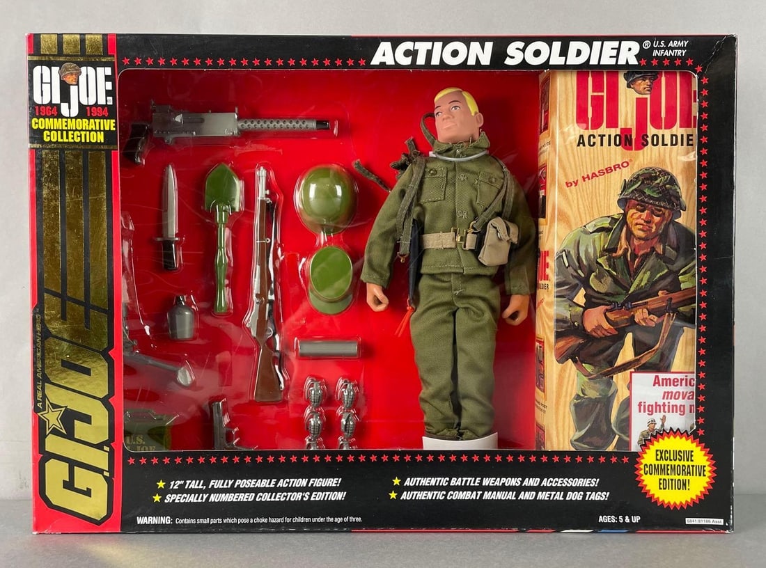 Hasbro G.I. Joe Commemorative Collection Action Soldier Action Figure: 12 inch, original packaging