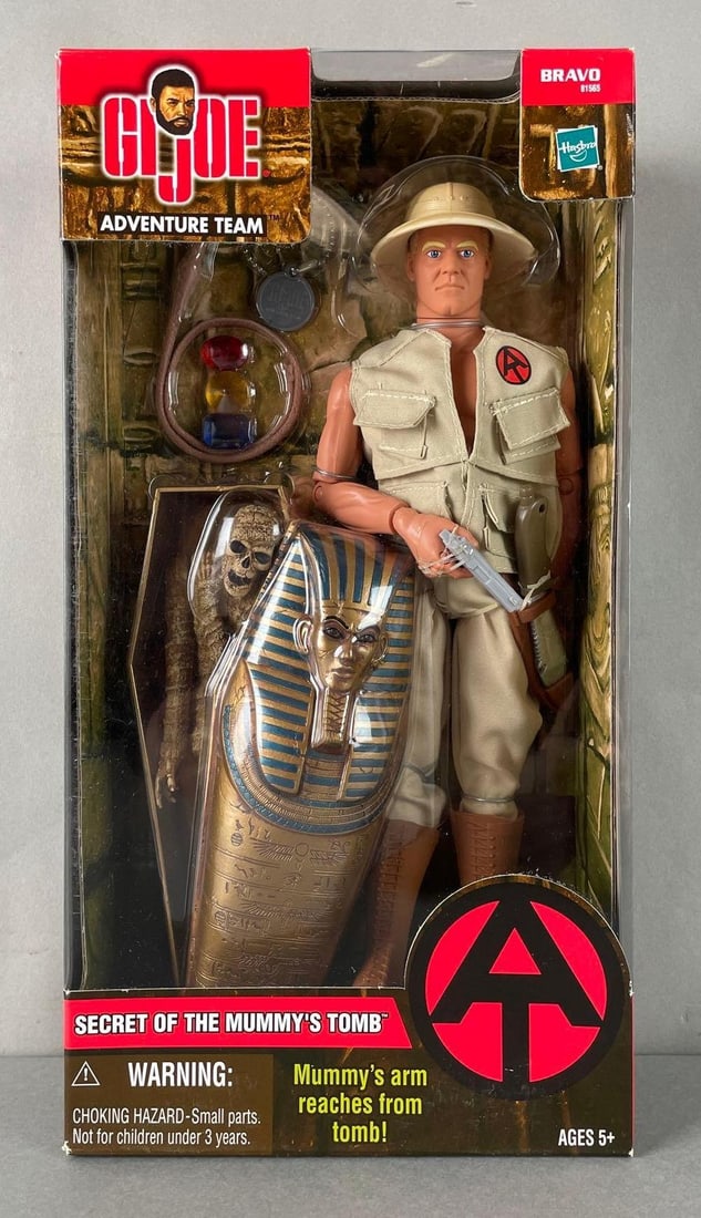 Hasbro GI Joe Secret of the Mummys Tomb Action Figure: Adventure team 12 inch, original packaging