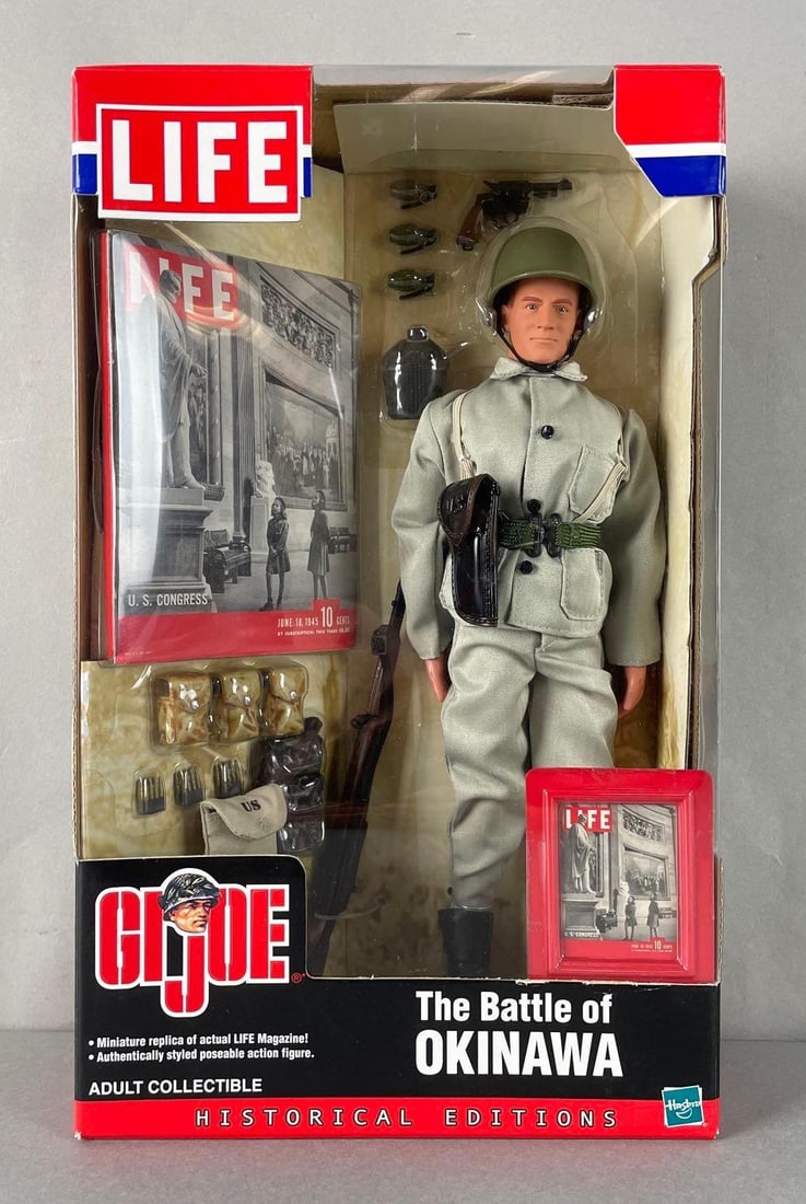 Hasbro GI Joe Historical Editions Battle of Okinawa Action Figure: Life 12 inch, original packaging
