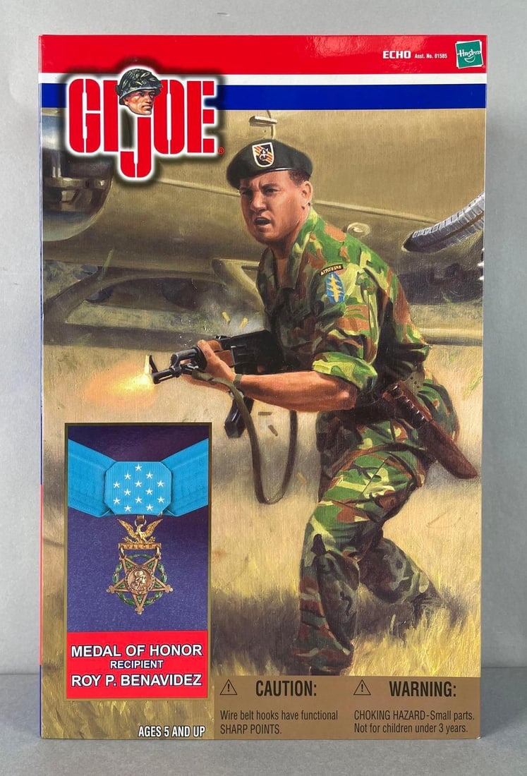 Hasbro GI Joe Medal of Honor Recipient Roy P. Benavidez Action Figure: Classic collection 12 inch, original packaging