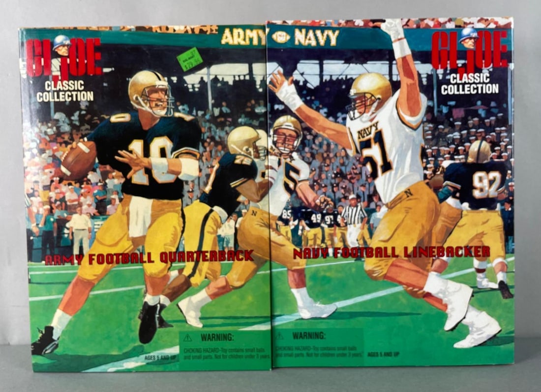 Group of 2 Hasbro G.I. Joe Army vs Navy Football Action Figures (1 of 4)