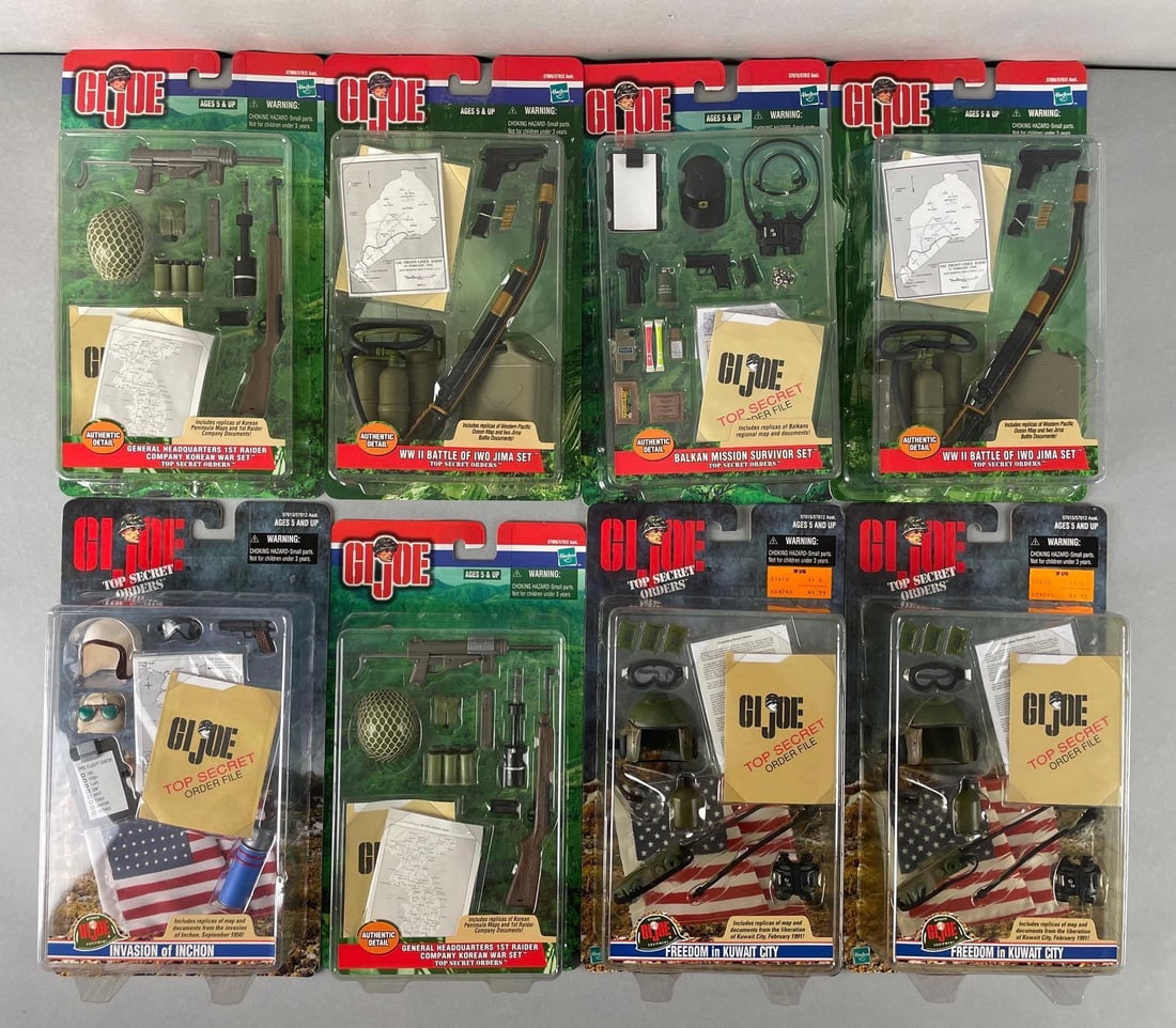 Group of 8 Hasbro G.I. Joe Battle Gear Sets (1 of 4)
