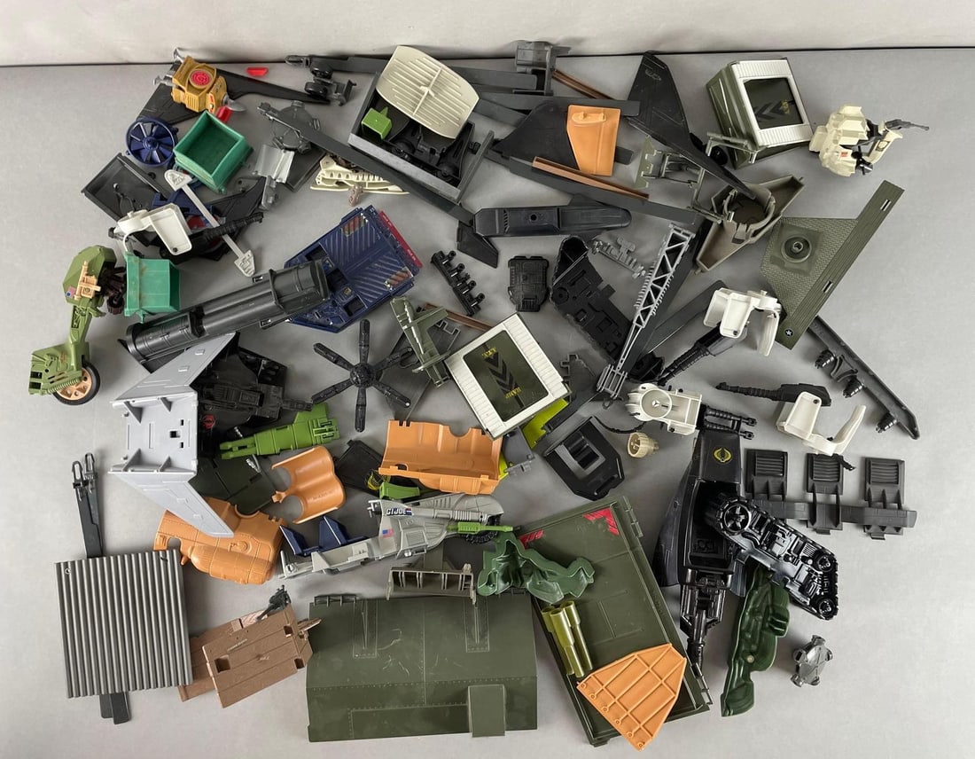 Group of 80+ Hasbro G.I. Joe Vehicle Parts and Accessories (1 of 3)