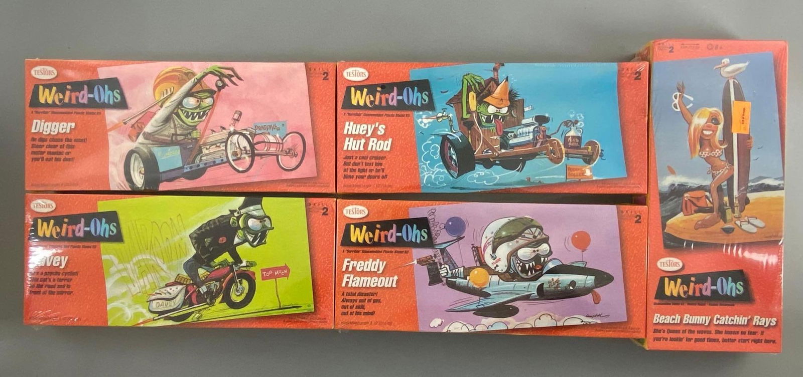 Group of 5 1993 Testors Weird-Ohs Model Kits (1 of 6)