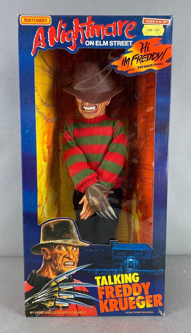 1989 Matchbox A Nightmare on Elm Street Talking Freddy Krueger (1 of 3)