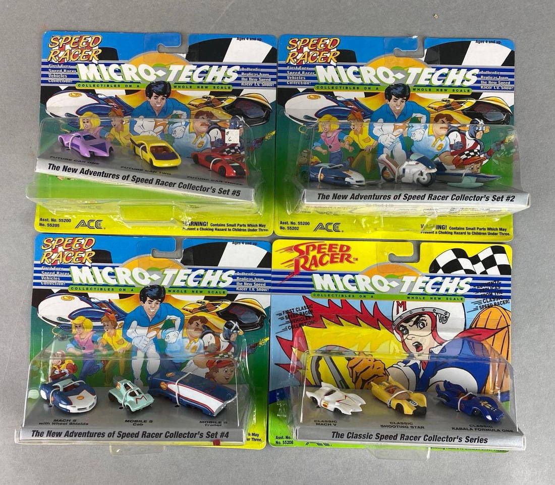 Group Of 4 1994 Speed Racer Micro Techs Auction