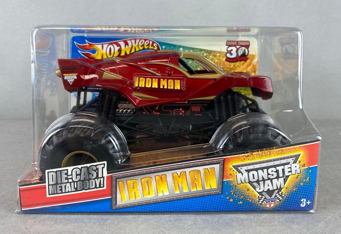 2012 Hot Wheels Monster Jam Iron Man Die-Cast: New in original Packaging, Measures 5 1/4 x 8 1/4 x 5 1/2 inches