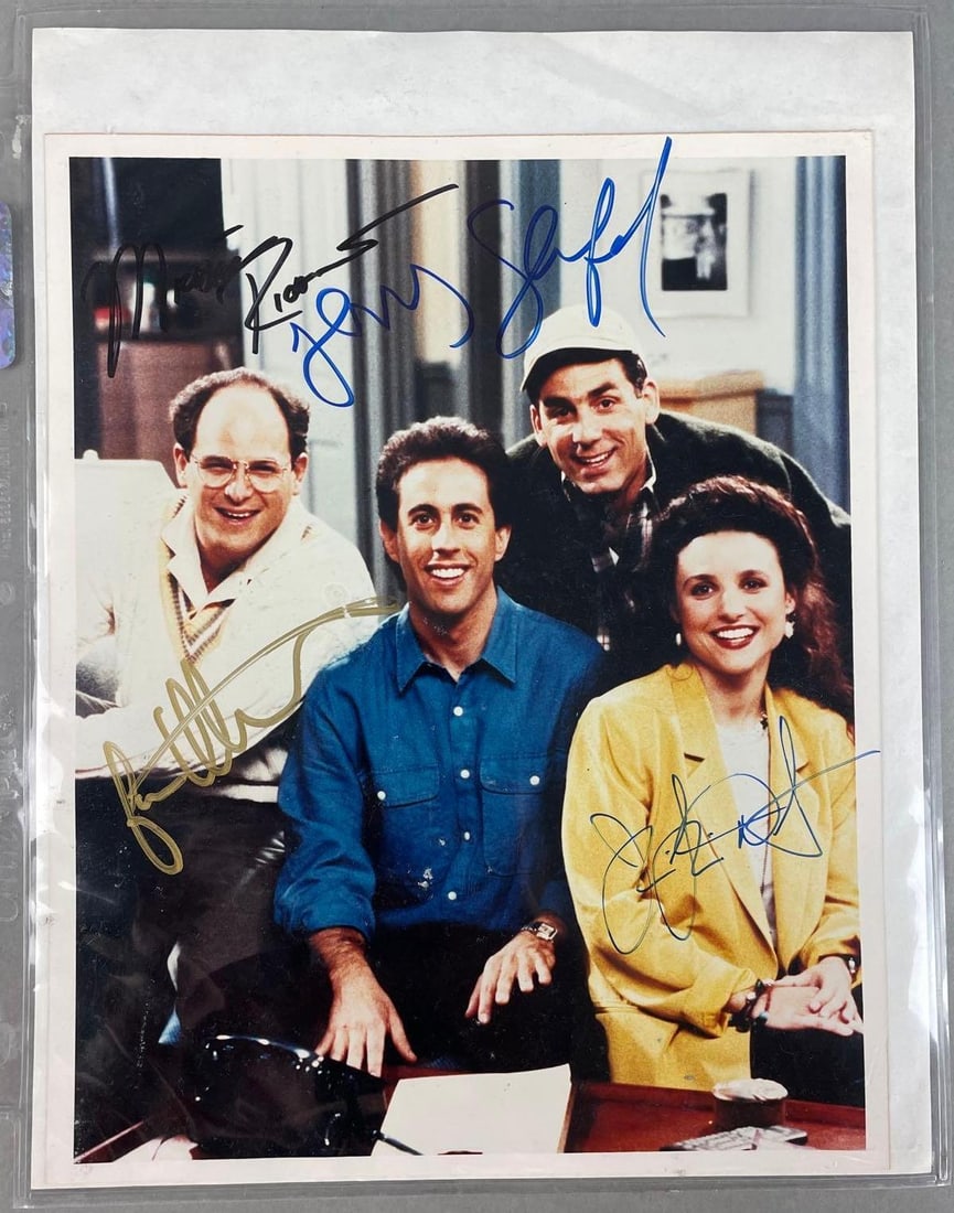 Seinfeld Cast Signed Photograph No COA (1 of 4)