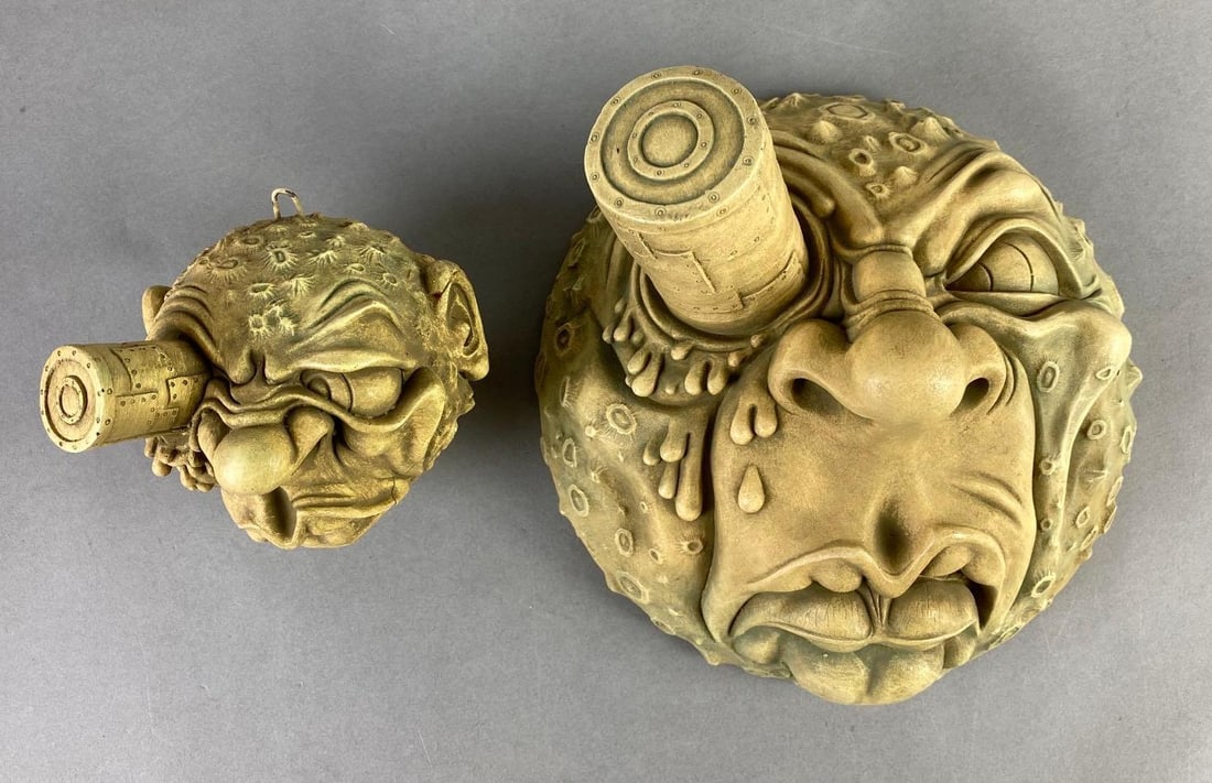 Group of 2 A Trip to the Moon Plaster Plaques (1 of 6)