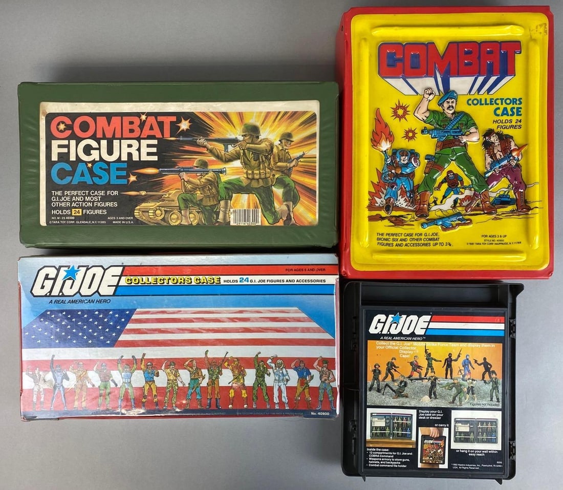 Group of 4 Hasbro G.I. Joe Combat Figure Cases (1 of 4)