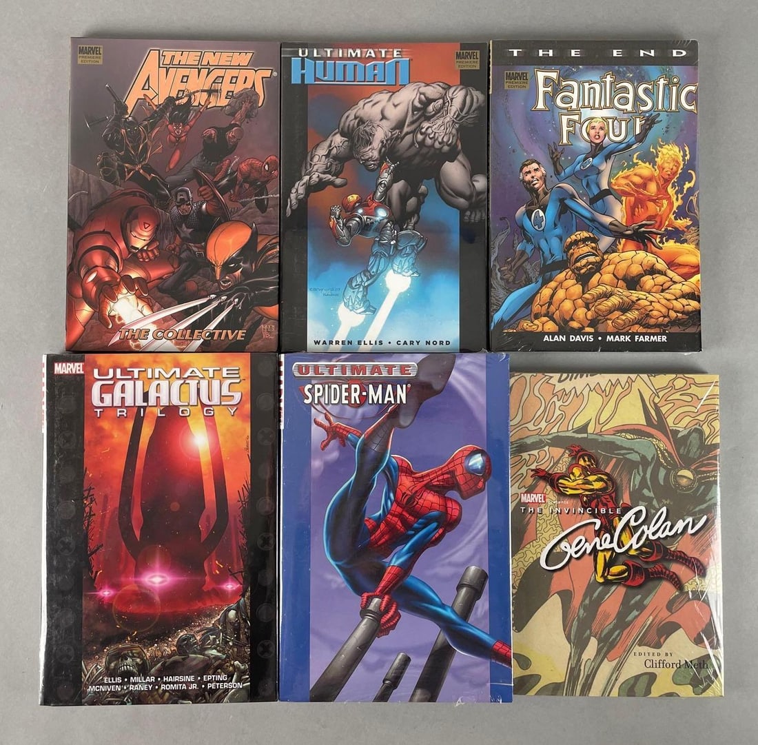 Group of 6 Marvel Comics Hardcover Books (1 of 3)