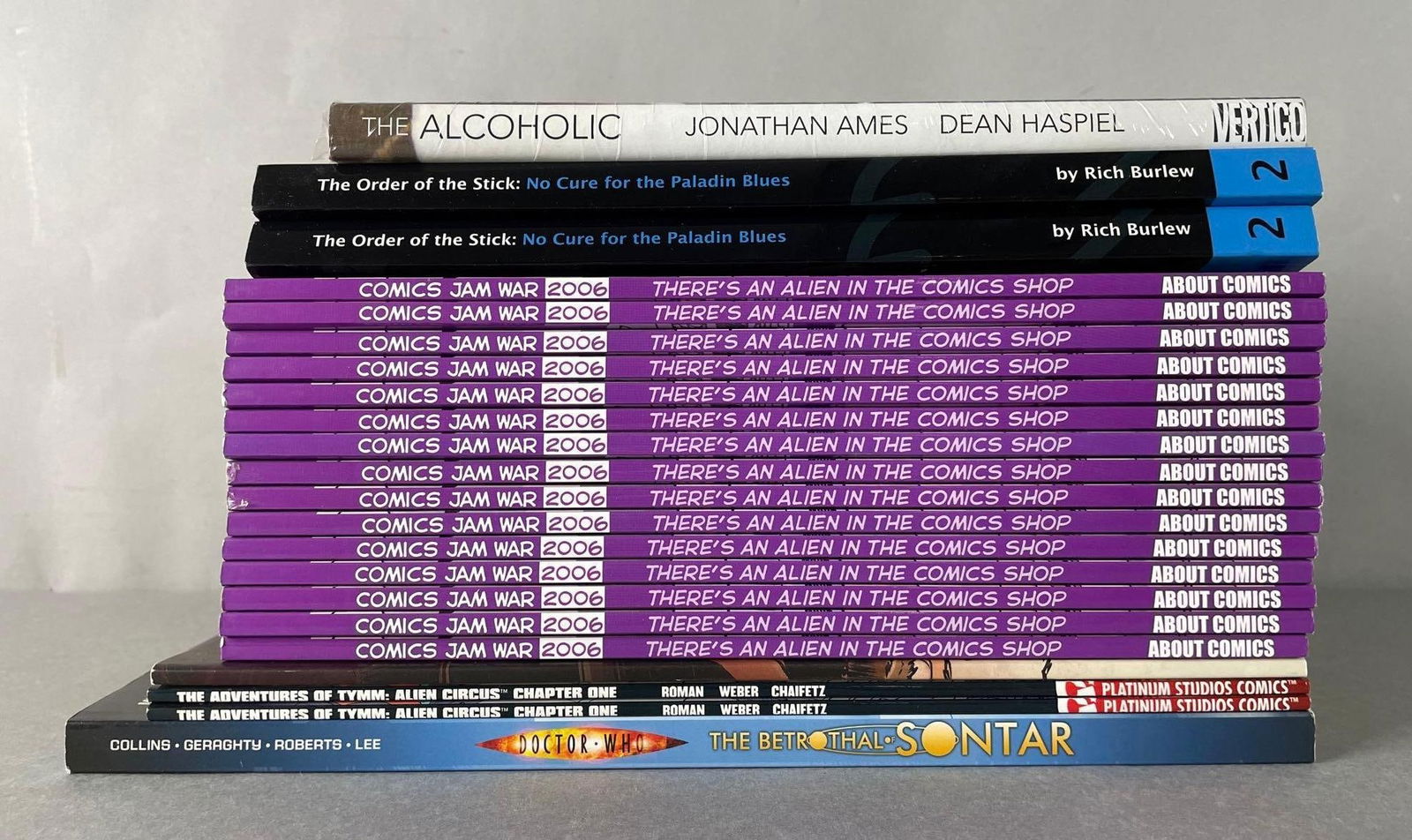 Group of 20+ Signed Comics Jam War 2006 Books and More (1 of 4)