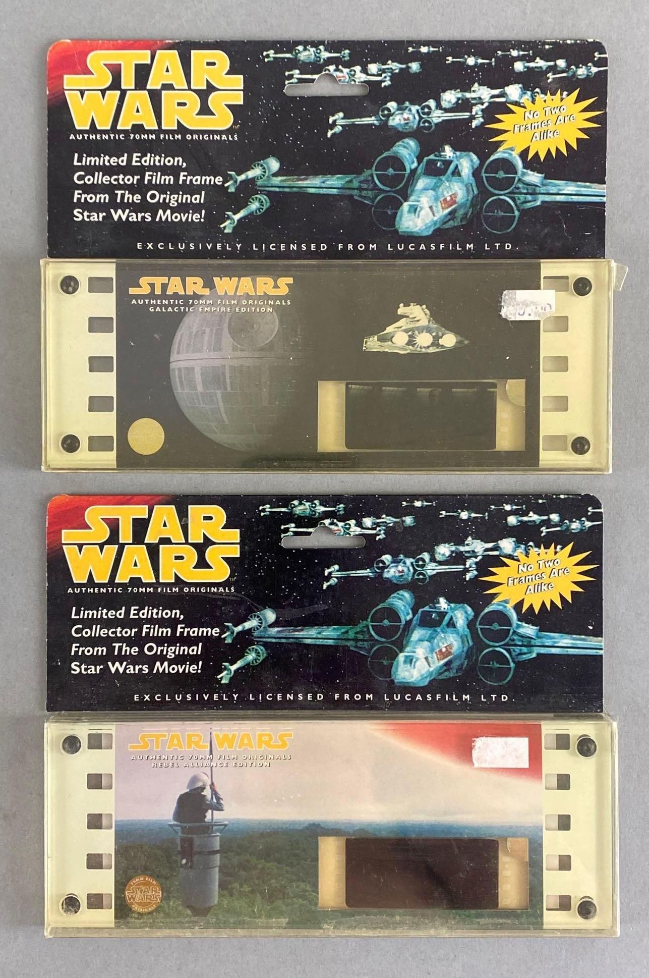 Group of 2 1995 Star Wars Limited Edition Film Frames (1 of 2)