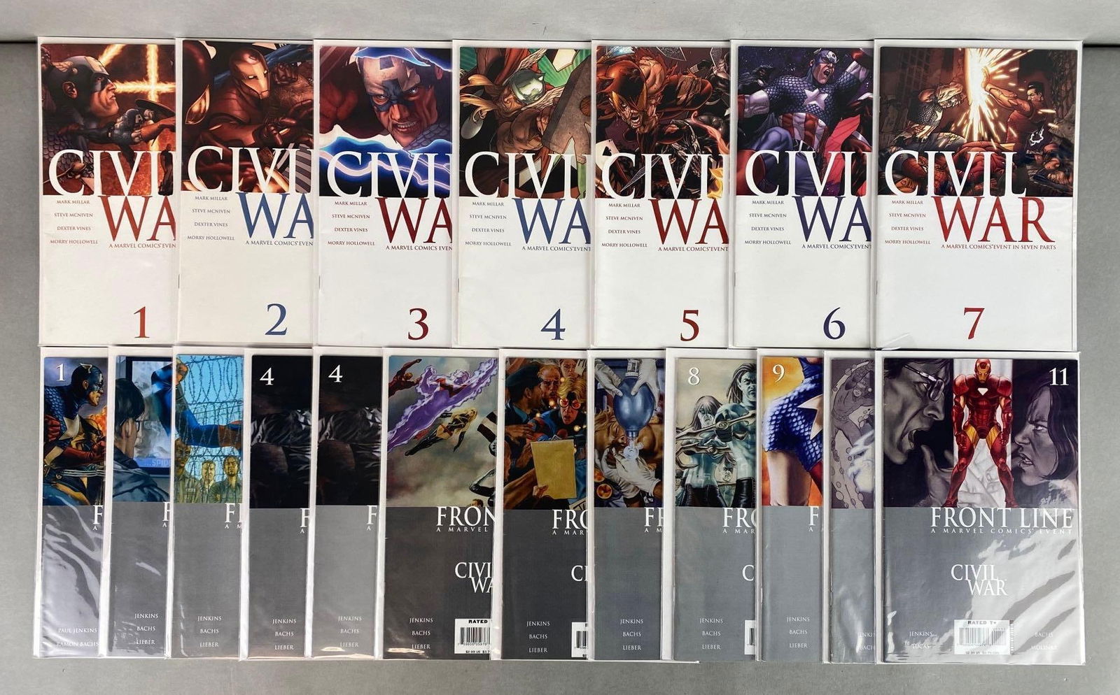 Group of 19 Marvel Comics Civil War and Frontline Comics (1 of 4)