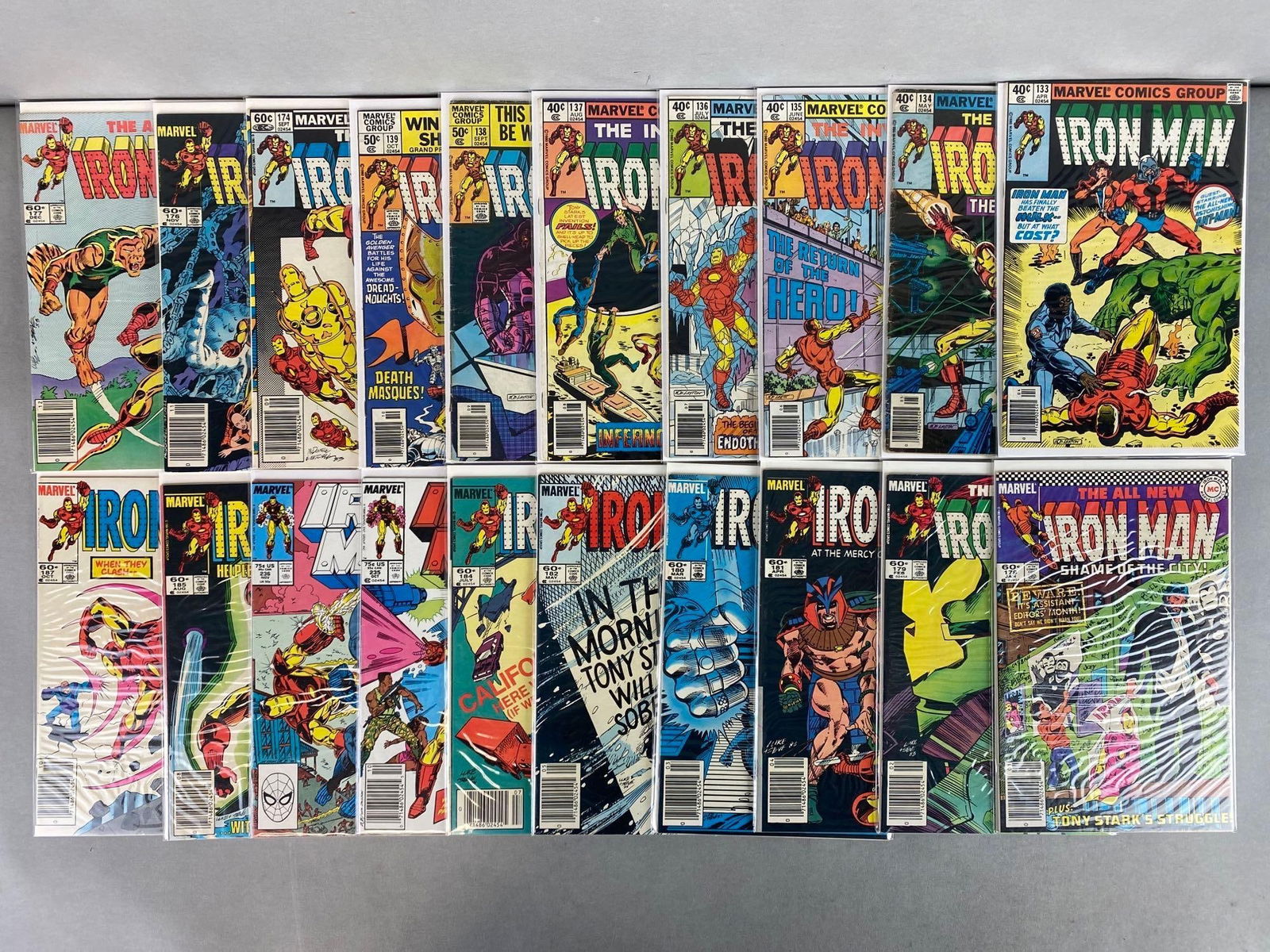 Group of 20 Marvel Comics, Assorted Iron Man Comics (1 of 4)