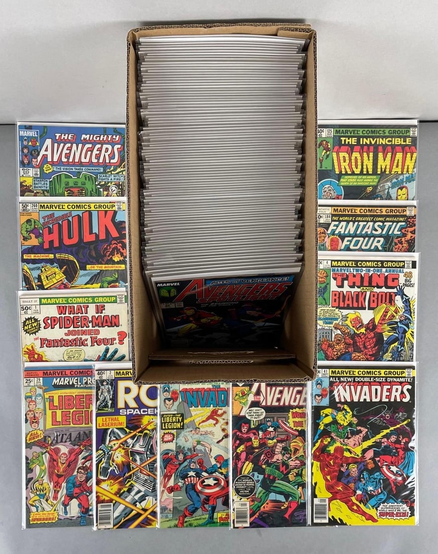 Short Box of 90+ Marvel Comic Books (1 of 4)