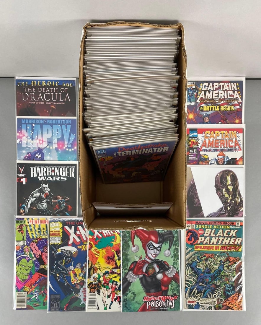 Short Box of 90+ DC / Marvel / IDW / Dark Horse Comic Books (1 of 4)