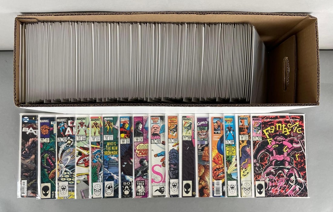Long Box of 210+ Marvel Comic Books (1 of 4)