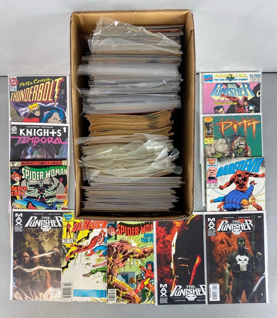 Short Box of 120+ Marvel / Armada / Max Comic Books (1 of 4)