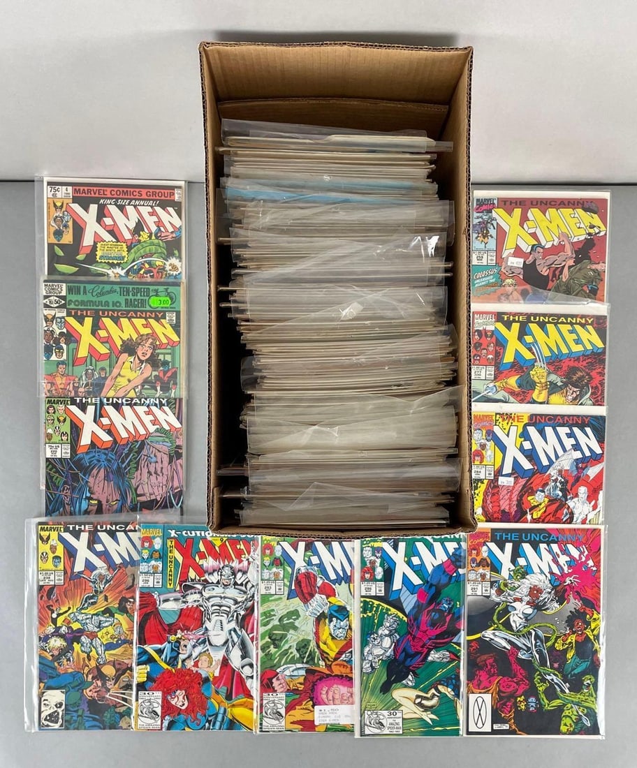 Short Box of 150+ Marvel The Uncanny X-Men Comic Books (1 of 4)