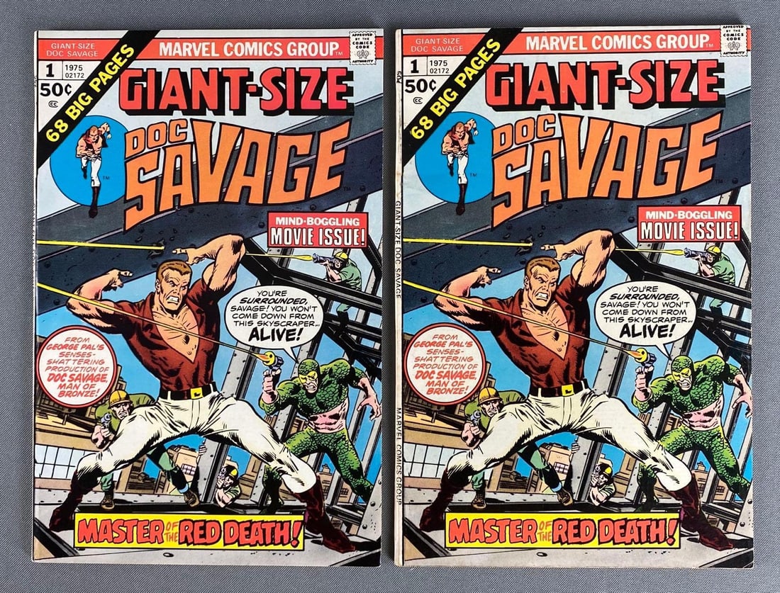 Group of 2 Marvel Comics Giant-Size Dic Savage No. 1 (1 of 10)