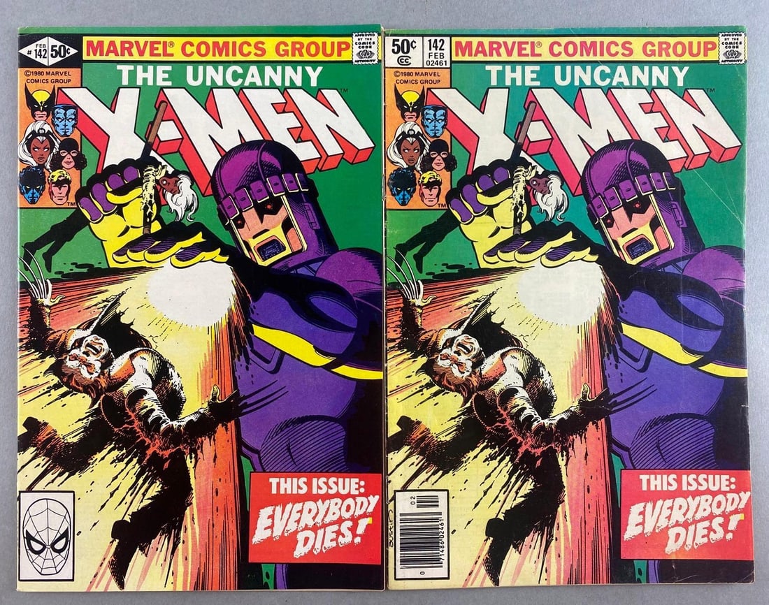 Group of 2 Marvel Comics X-Men No. 142 (1 of 9)