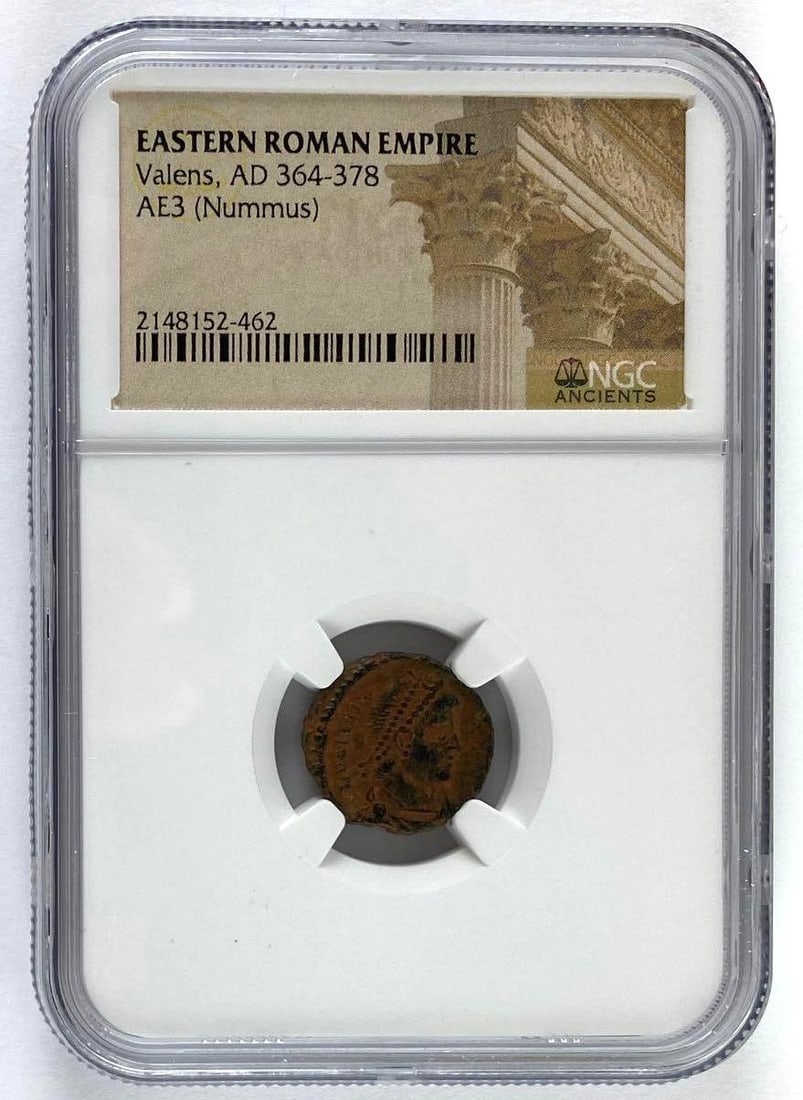 Eastern Roman Empire Valens AD 364-378 (NGC Ancients) AE3 Nummus (1 of 2)