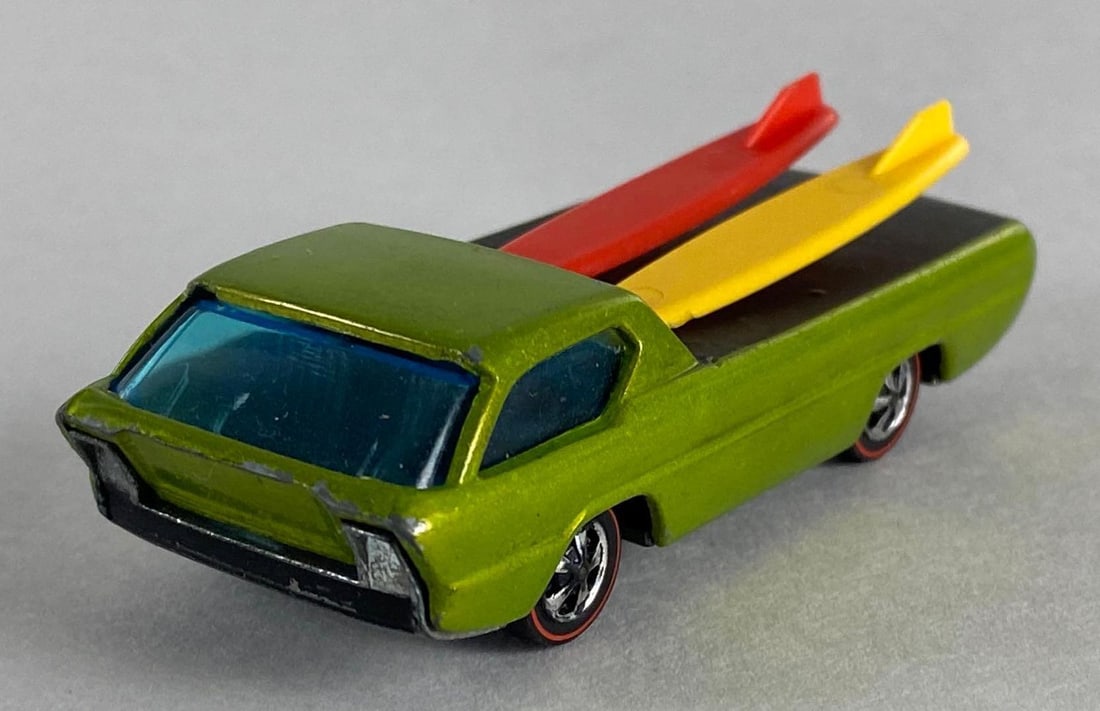 Vtg 1967 Hot Wheels Redline Deora Antifreeze Green No