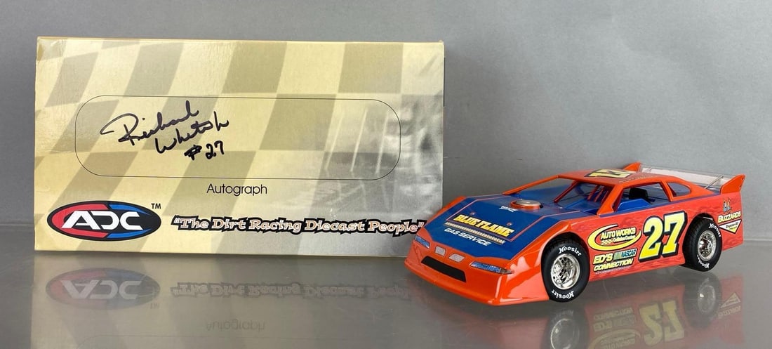 SIGNED ADC Limited Edition Richard White No. 27 Dirt Late Model Car (1 of 7)