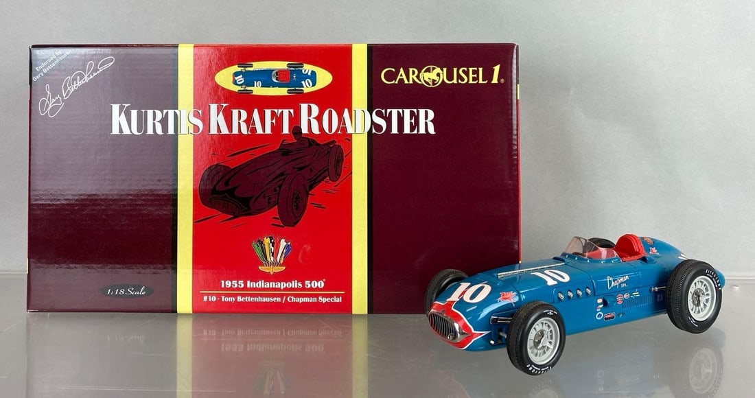 Carousel 1 Limited Edition Gary Bettenhausen No.10 Watson Roadster: 1 / 18 scale, die-cast, box #4504, car #2519, 1998, original box