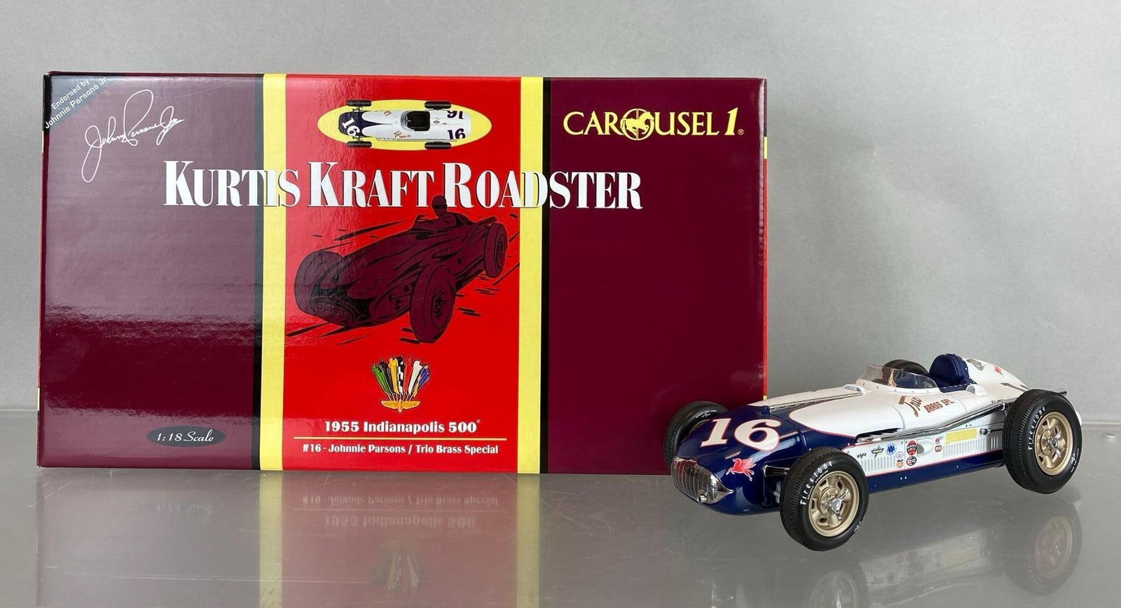 Carousel 1 Limited Edition Johnnie Parsons No. 16 Kurtis Kraft Roadster (1 of 6)
