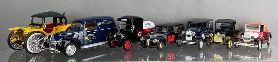 Group of 7 Die-Cast Delivery Truck Banks and More (1 of 4)