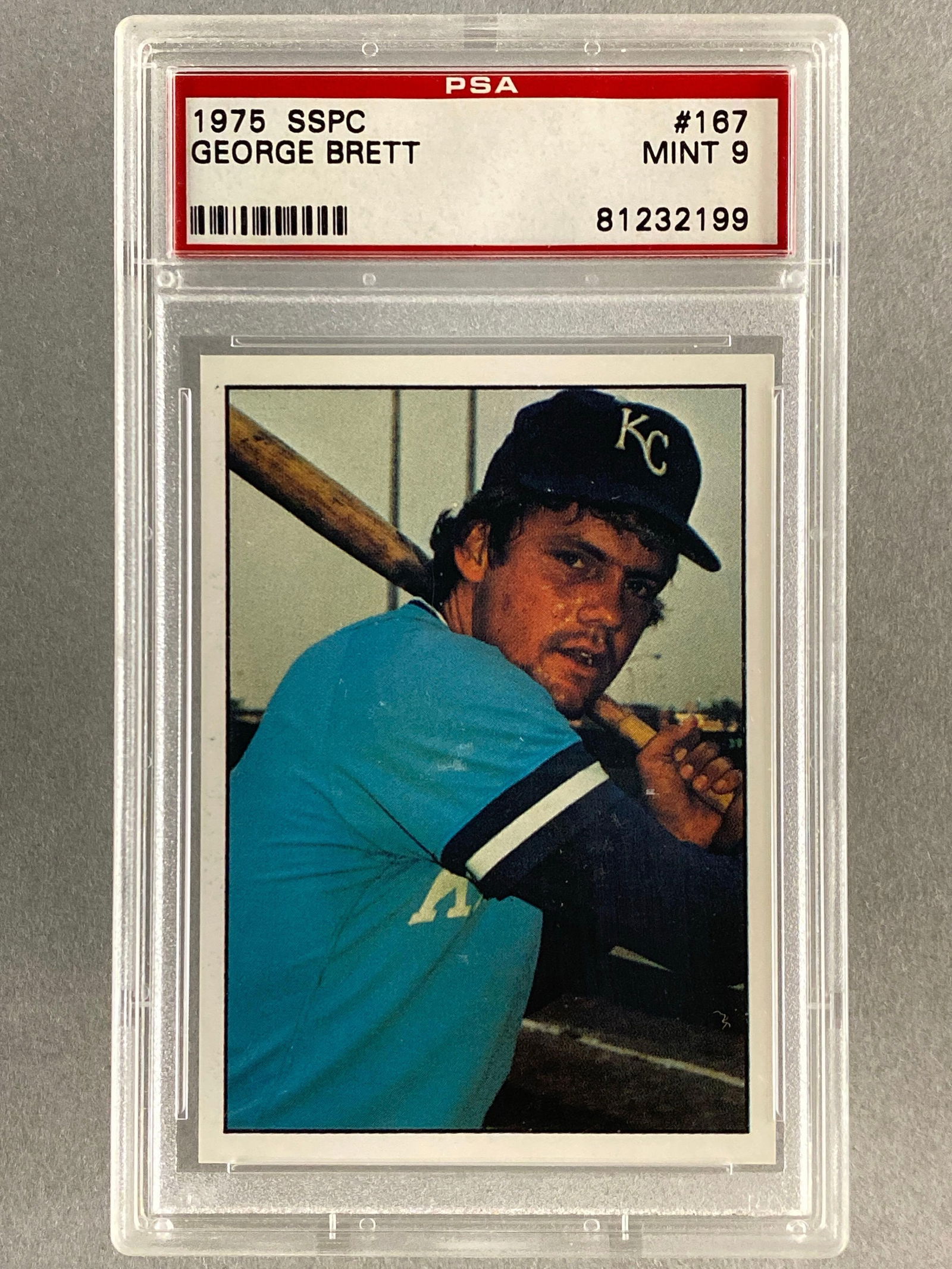 1975 SSPC George Brett #167 PSA 9 Rookie (1 of 2)