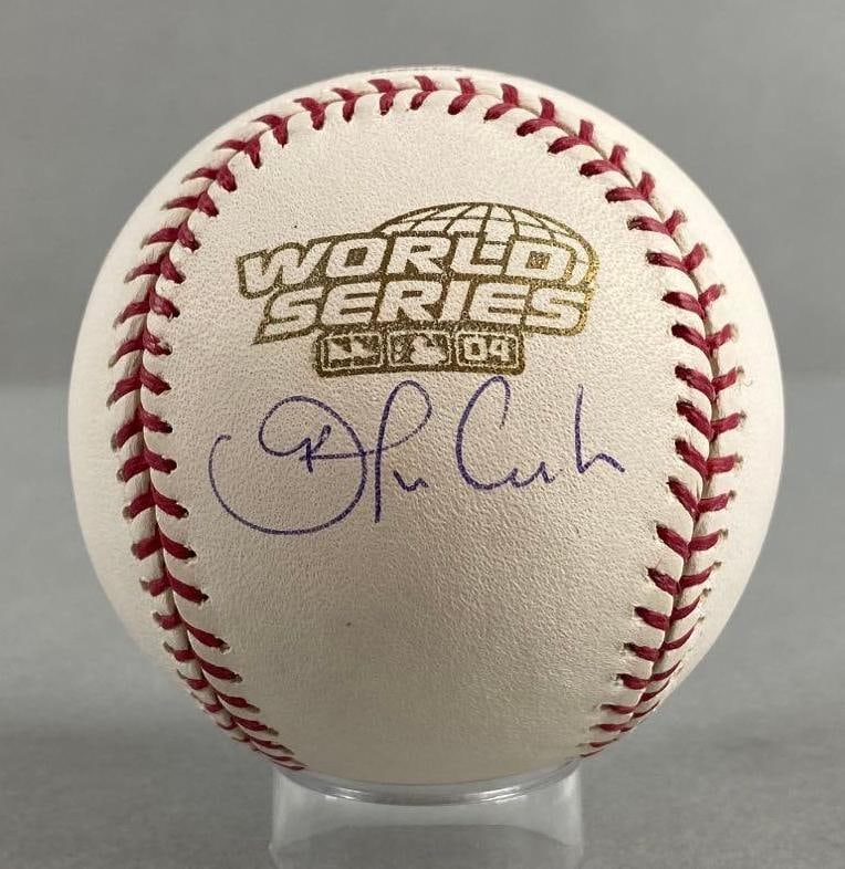 Orlando Cabrera Signed 2004 World Series Baseball with COA (1 of 7)