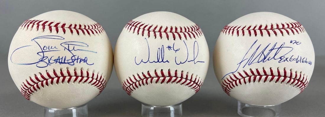 3 - Kansas City Royals Stars Signed Baseballs (1 of 3)