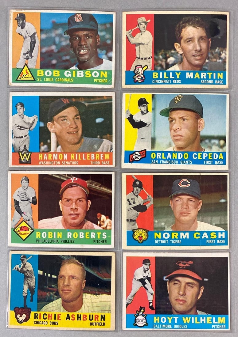 8 - 1960 Topps Baseball HOFs and Stars (1 of 2)