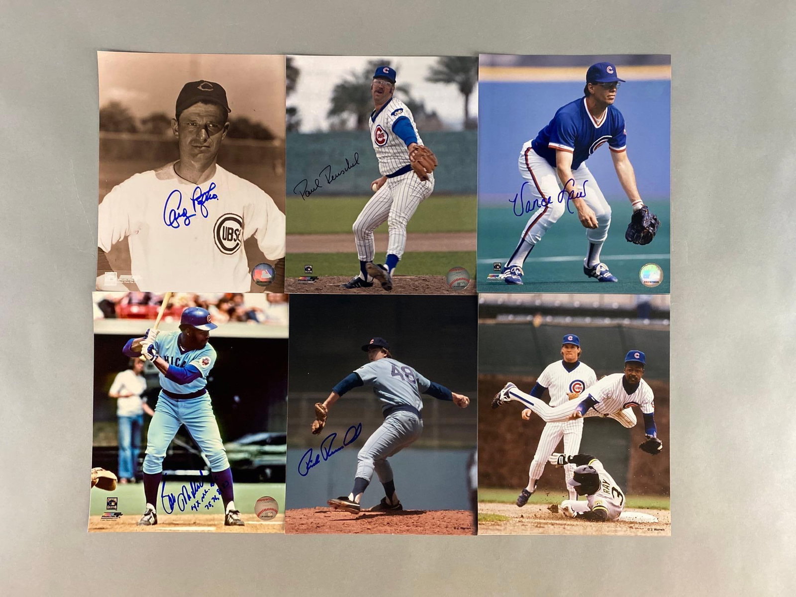 48 - Chicago Cubs Signed Photos + 30 Unsigned with Binder (1 of 2)