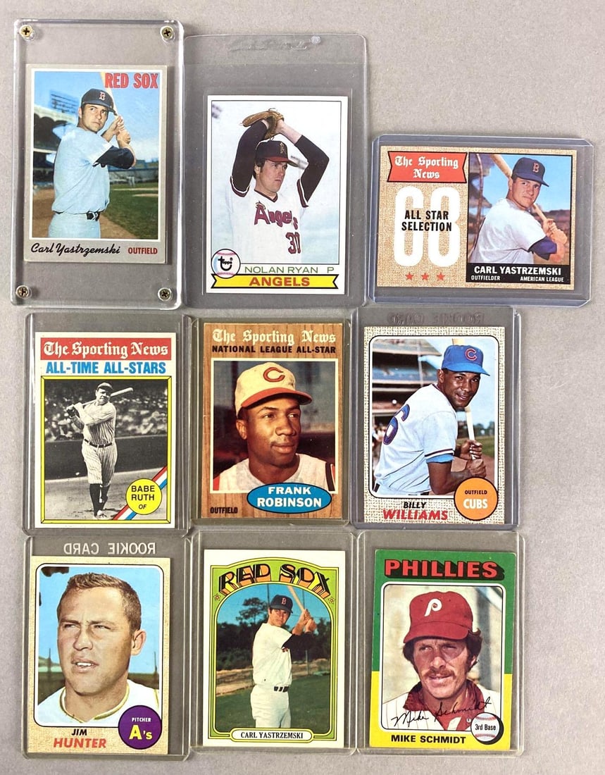 9 - 1962 - 79 Topps baseball HOFs Cards (1 of 2)