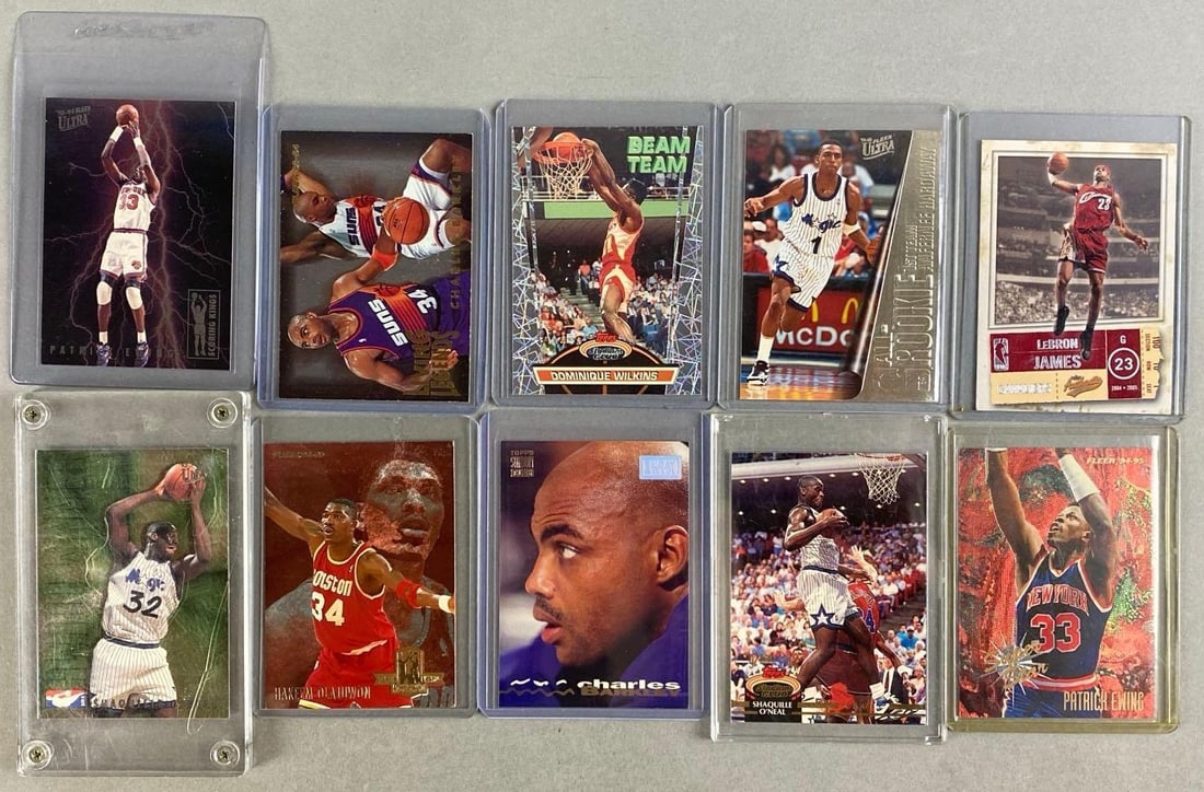 10 - 1990s Basketball Tough Inserts and Rookies Cards (1 of 2)
