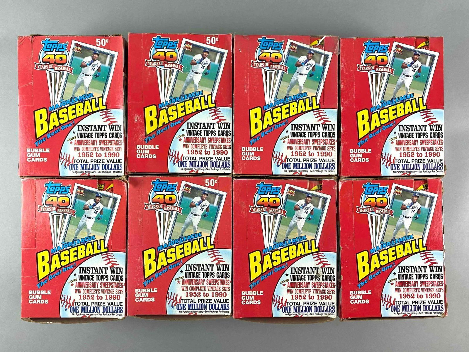 8 - 1991 Topps Baseball Unopened Wax Box (1 of 7)