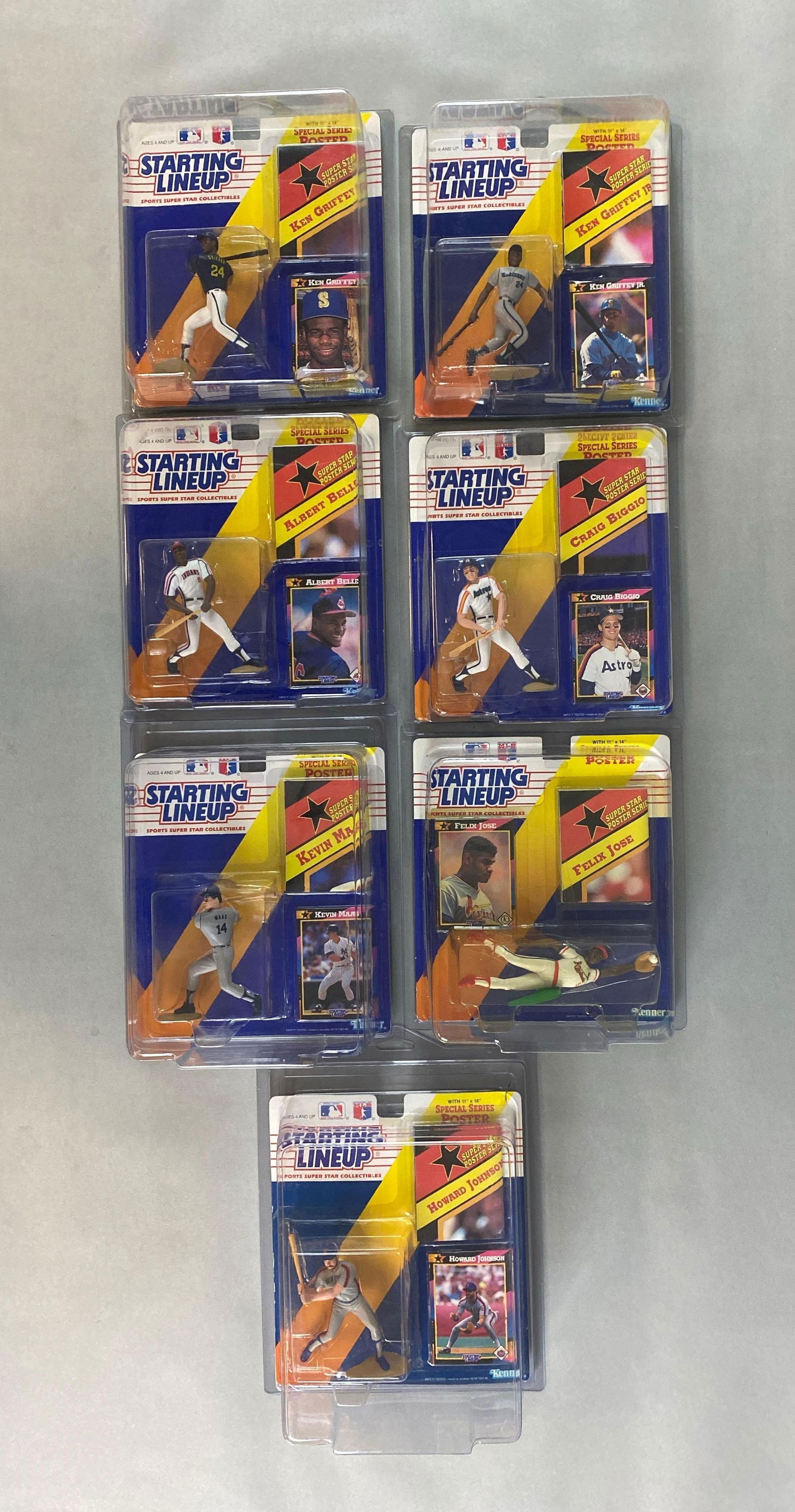 7 - 1992 Starting Lineup Figures with Cases (1 of 5)