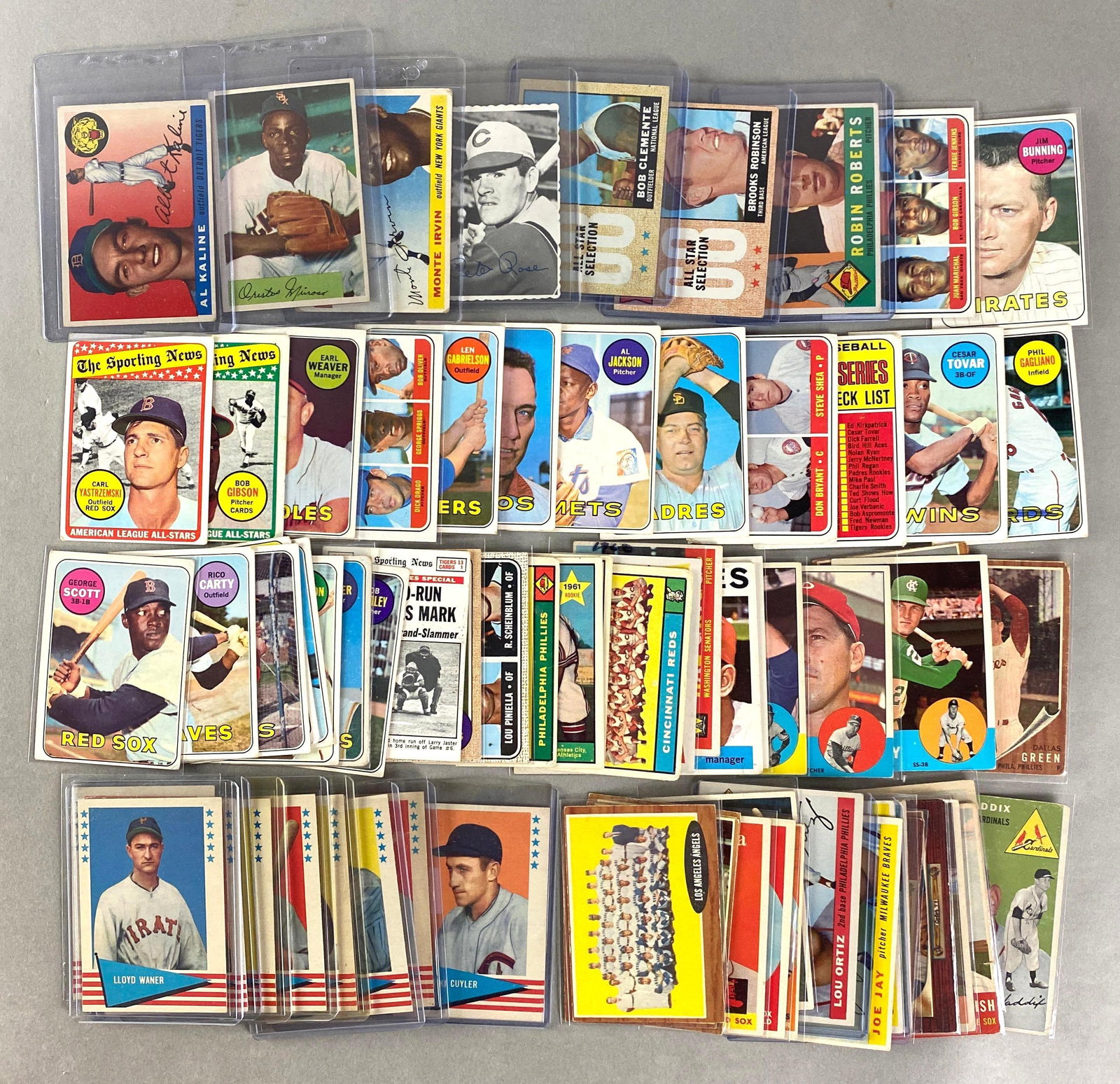 85+ 1950s and 60s Baseball Cards with HOFs, Stars, and Rookies (1 of 2)