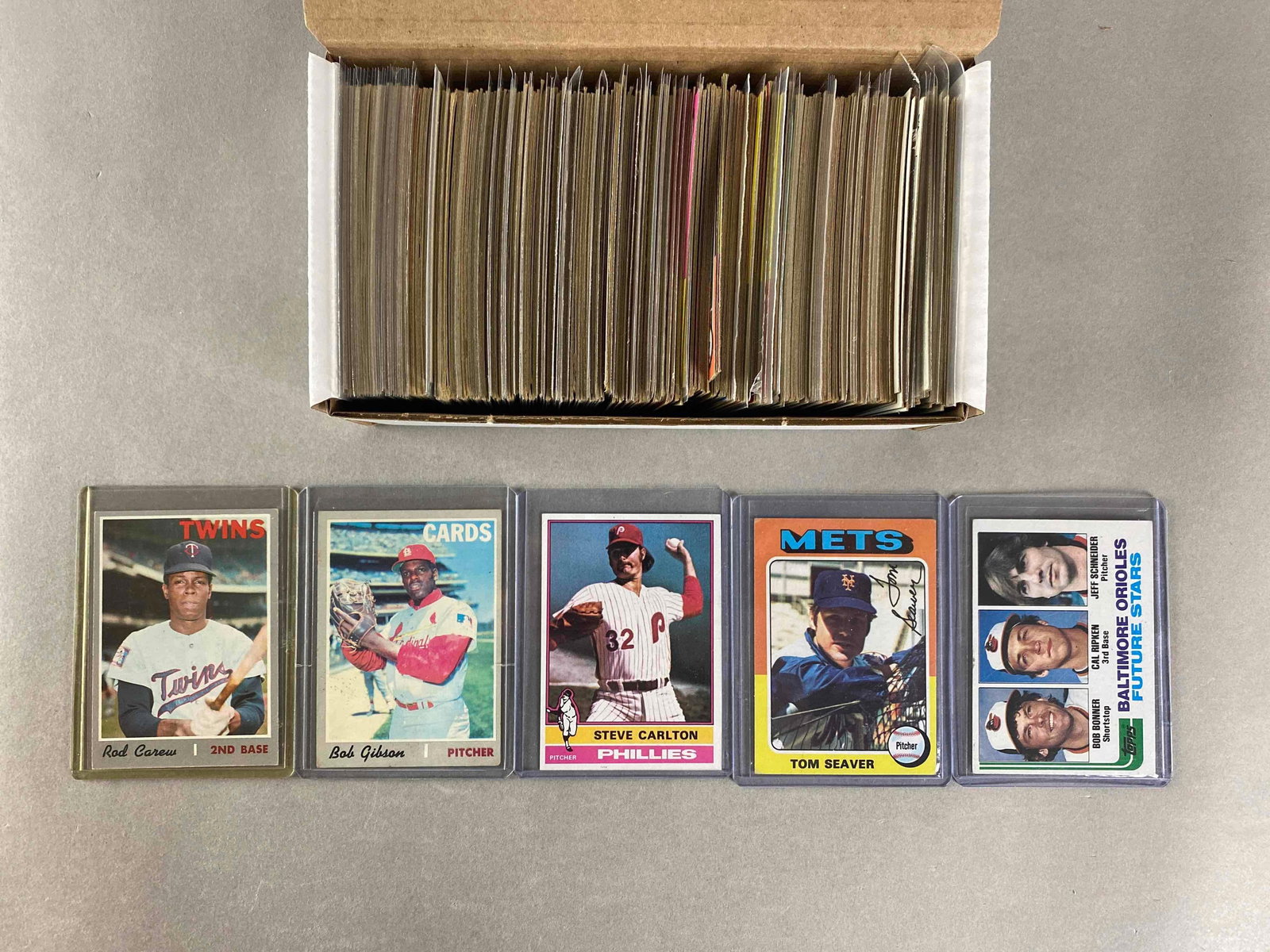300+ 1970s - 80s Topps Baseball Cards with HOFs, Stars and Rookies (1 of 3)